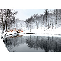 Почтовая открытка «Зима в Царицыне»