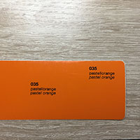 Виниловая плёнка Oracal 641, лист А4, пастельно-оранжевый глянец